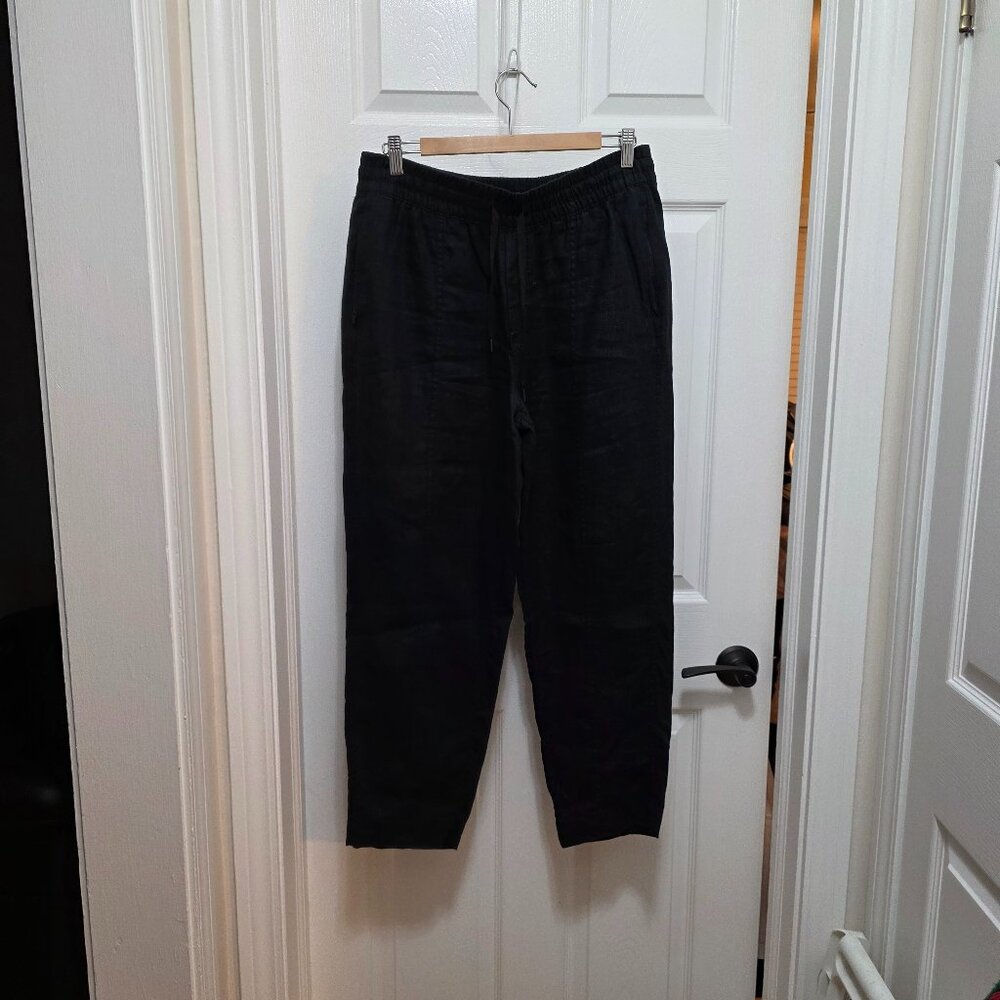 Athleta Retreat Linen High Rise Ankle Pant